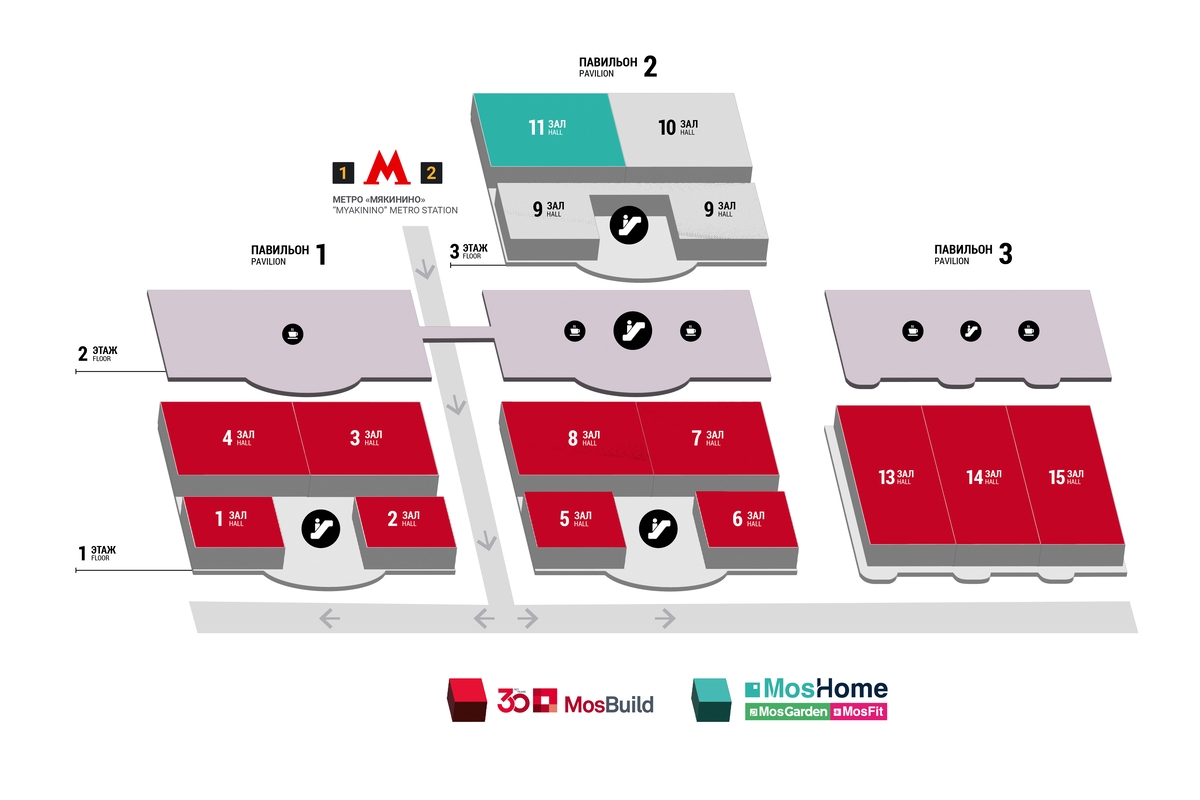 Место проведения выставки MosHome 2023